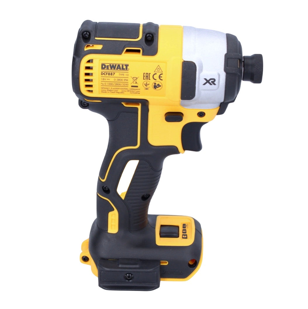 Clé à chocs sans fil DeWalt DCF 887 D2 18 V 205 Nm 1/4" sans balai + 2x batteries 2,0 Ah + chargeur