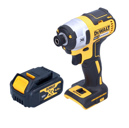 Clé à chocs sans fil DeWalt DCF 887 N 18 V 205 Nm 1/4" sans balai + 1x batterie 4,0 Ah - sans chargeur