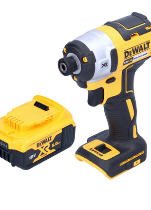 Clé à chocs sans fil DeWalt DCF 887 N 18 V 205 Nm 1/4" sans balais + 1x batterie 5,0 Ah - sans chargeur