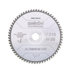 Metabo Aluminum Cut - Lame de scie circulaire professionnelle 216 x 30 mm Z58 FZ/TZ 5° NEG (628443000) pour l'aluminium