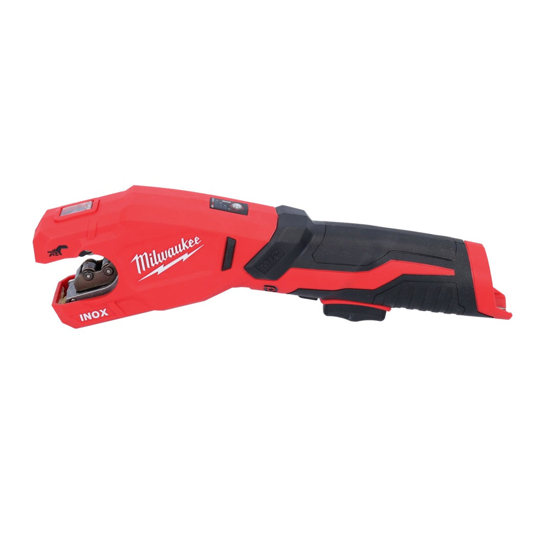 Milwaukee M12 PCSS-202 Akku Edelstahl Rohrabschneider 12 V 12 - 28 mm + 2x Akku 2,0 Ah + Ladegerät