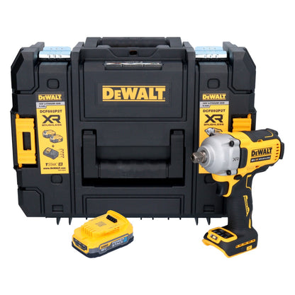 DeWalt DCF 892 NT Akku Schlagschrauber 18 V 813 Nm 1/2" Brushless + 1x Akku 1,7 Ah + TSTAK - ohne Ladegerät