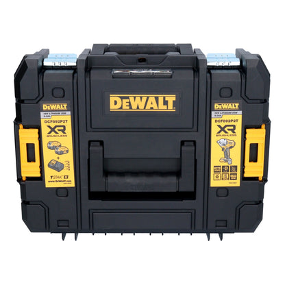 Clé à chocs sans fil DeWalt DCF 892 E2T 18 V 813 Nm 1/2" sans balai + 2x batterie 1,7 Ah + chargeur + TSTAK