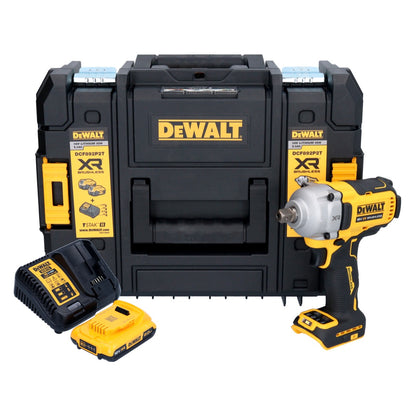 Clé à chocs sans fil DeWalt DCF 892 D1T 18 V 813 Nm 1/2" sans balai + 1x batterie 2,0 Ah + chargeur + TSTAK