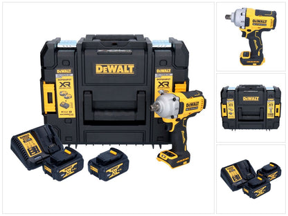 Clé à chocs sans fil DeWalt DCF 892 M2T 18 V 813 Nm 1/2" sans balai + 2x batterie 4,0 Ah + chargeur + TSTAK