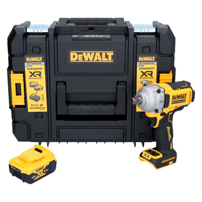 Clé à chocs sans fil DeWalt DCF 892 NT 18 V 813 Nm 1/2" sans balai + 1x batterie 5,0 Ah + TSTAK - sans chargeur