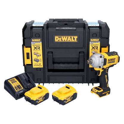 DeWalt DCF 892 P2T Akku Schlagschrauber 18 V 813 Nm 1/2" Brushless + 2x Akku 5,0 Ah + Ladegerät + TSTAK