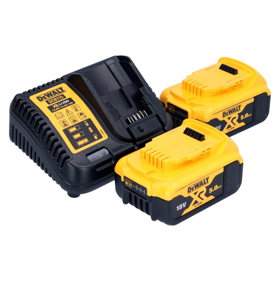 DeWalt DCF 892 P2T Akku Schlagschrauber 18 V 813 Nm 1/2" Brushless + 2x Akku 5,0 Ah + Ladegerät + TSTAK