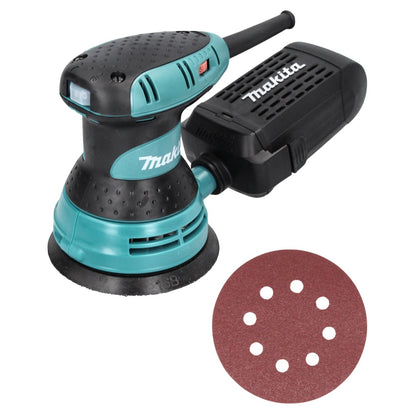 Makita BO 5031 ponceuse excentrique 300 watts 125 mm + 50x papier de verre K80