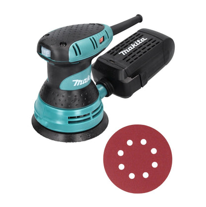 Makita BO 5031 ponceuse excentrique 300 watts 125 mm + 50x papier de verre K240