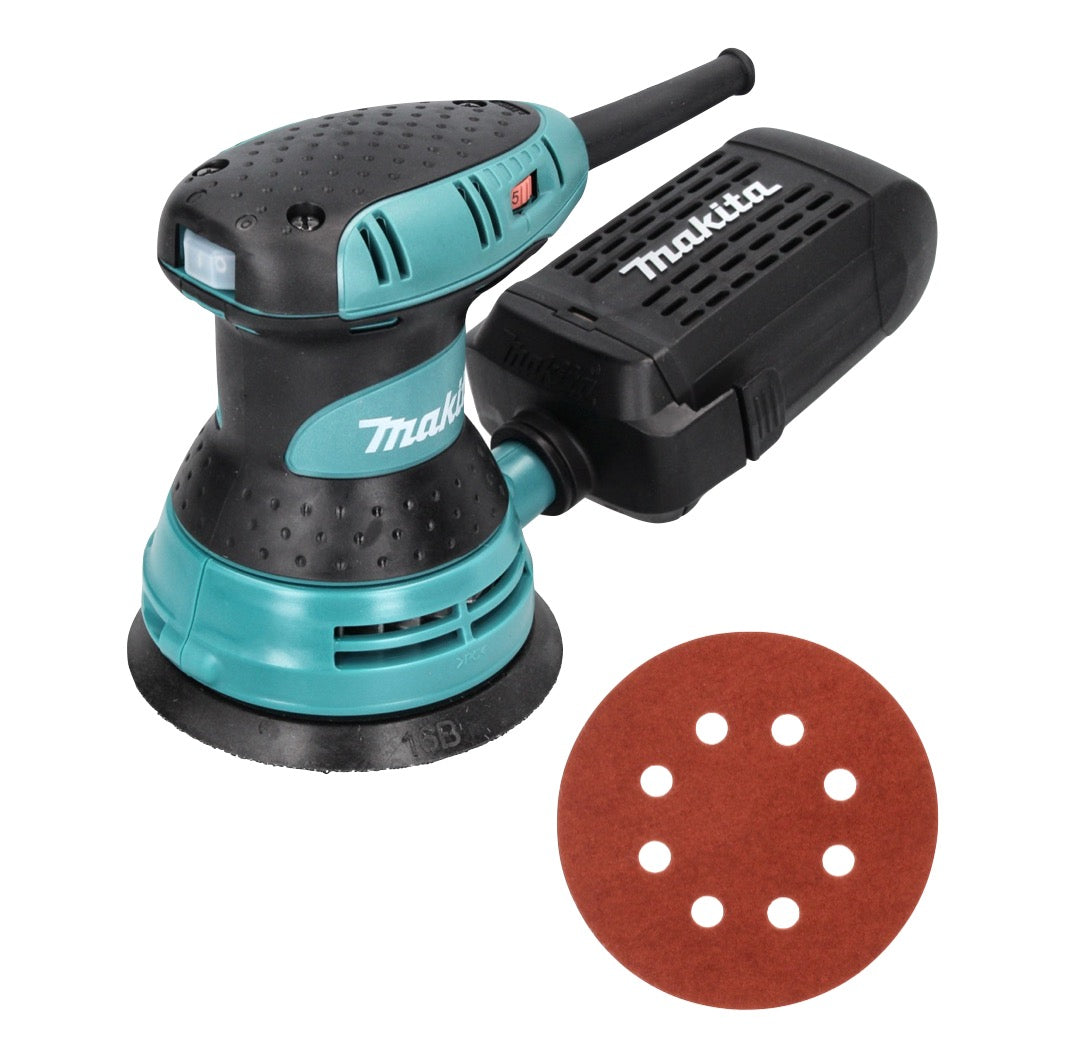 Makita BO 5031 ponceuse excentrique 300 watts 125 mm + 50x papier de verre K320