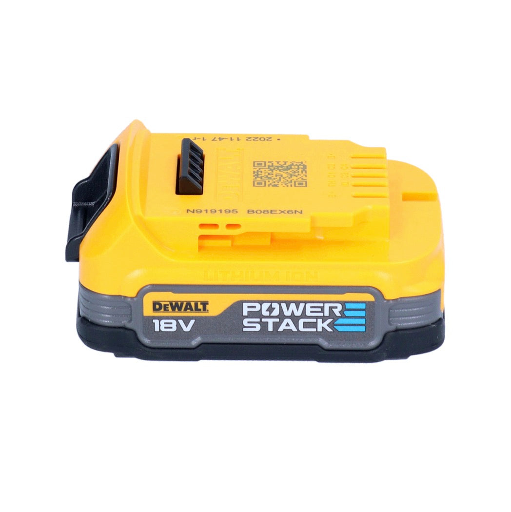 Kit de démarrage de batterie DeWalt DCB 1104 E1 12 V / 18 V 1x batterie Powerstack 1,7 Ah + chargeur DCB 1104