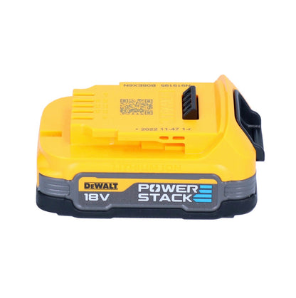 Kit de démarrage de batterie DeWalt DCB 1104 E2 12 V / 18 V 2x batterie Powerstack 1,7 Ah + chargeur DCB 1104