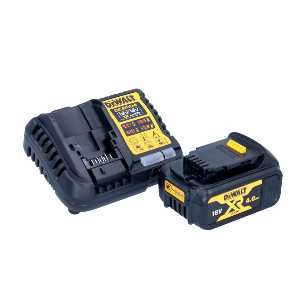 Kit de démarrage de batterie DeWalt DCB 1104 M1 12 V / 18 V 1x batterie 4,0 Ah + chargeur DCB 1104