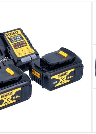 Kit de démarrage de batterie DeWalt DCB 1104 M2 12 V / 18 V 2x batteries 4,0 Ah + chargeur DCB 1104