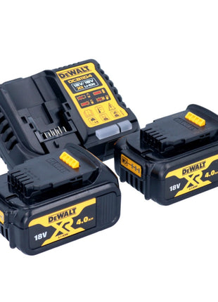 Kit de démarrage de batterie DeWalt DCB 1104 M2 12 V / 18 V 2x batteries 4,0 Ah + chargeur DCB 1104