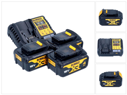 Kit de démarrage de batterie DeWalt DCB 1104 M3 12 V / 18 V 3x batteries 4,0 Ah + chargeur DCB 1104