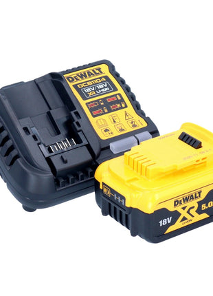 Kit de démarrage de batterie DeWalt DCB 1104 P1 12 V / 18 V 1x batterie 5,0 Ah + chargeur DCB 1104