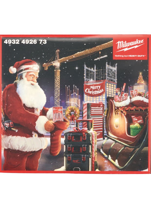 Calendrier de l'Avent Milwaukee Calendrier de Noël (4932492673) couteau pliant / jeu d'embouts / tournevis / tasse thermique / clé hexagonale