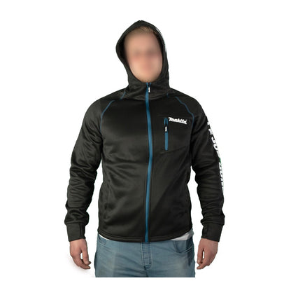 Makita Polar Tec Hoodie Jacke L mit Kapuze Arbeit und Freizeit ( 98P214-L ) 100 % Polyester