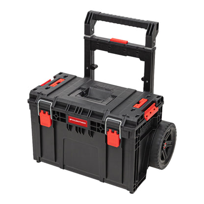 Mallette à outils mobile Toolbrothers RHINO XL Cart ECO empilable 590 x 425 x 660 mm 37 l IP66 Capacité de charge de 100 kg avec double poignée télescopique en aluminium