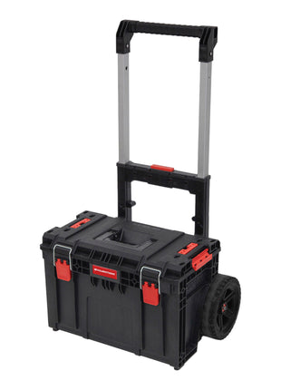 Mallette à outils mobile Toolbrothers RHINO XL Cart ECO empilable 590 x 425 x 660 mm 37 l IP66 Capacité de charge de 100 kg avec double poignée télescopique en aluminium