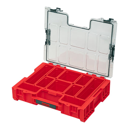 Toolbrothers RHINO L Organiseur ULTRA hauteur XL boîtes empilables 452 x 358 x 110 mm 9 l IP54 avec 8 compartiments