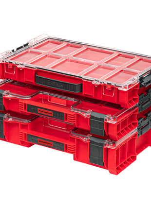 Toolbrothers RHINO L Organiseur ULTRA hauteur L boîtes 452 x 358 x 79 mm 6 l empilable IP54 avec 8 bacs