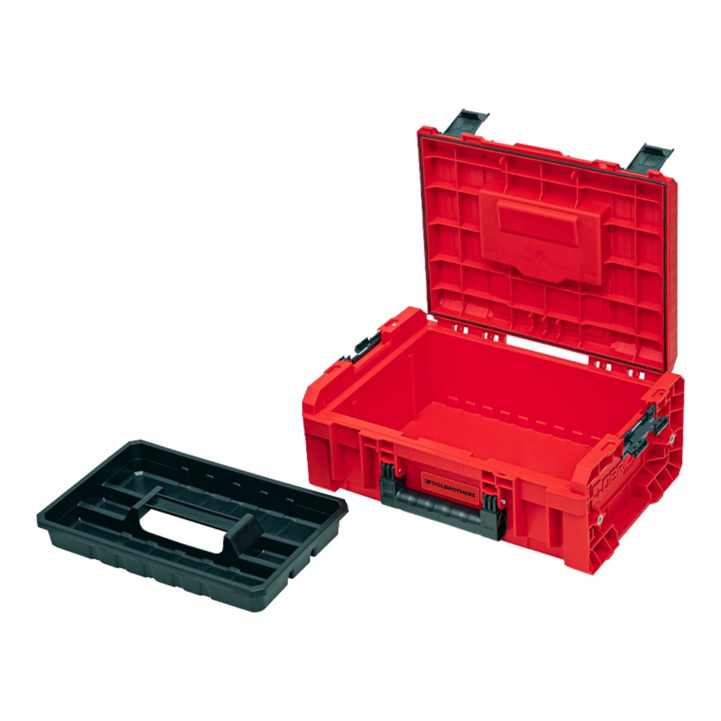 Mallette à outils Toolbrothers RHINO L Basic ULTRA Custom 450 x 332 x 171 mm 12 l empilable IP54 avec étagère