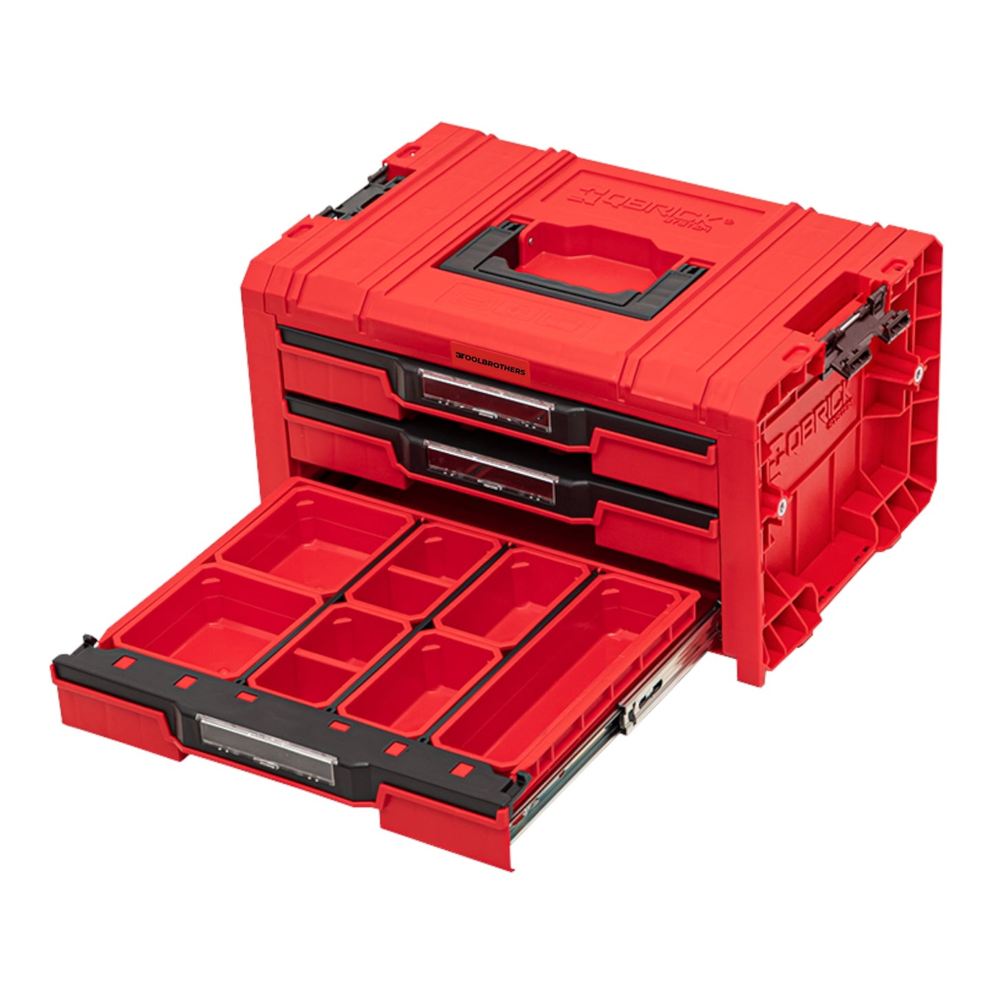 Toolbrothers RHINO L Drawer 3 ULTRA Organize+ mallette à outils 450 x 310 x 244 mm 13,5 l empilable IP54 avec 3 tiroirs