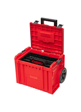 Toolbrothers RHINO L Cart Basic ULTRA - Mallette à outils mobile empilable 450 x 390 x 690 mm 42 l IP54 double poignée télescopique amovible