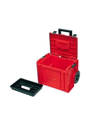 Toolbrothers RHINO L Cart Basic ULTRA - Mallette à outils mobile empilable 450 x 390 x 690 mm 42 l IP54 double poignée télescopique amovible