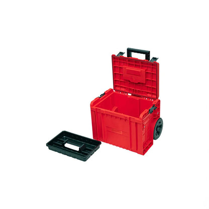 Toolbrothers RHINO L Cart Basic ULTRA - Mallette à outils mobile empilable 450 x 390 x 690 mm 42 l IP54 double poignée télescopique amovible