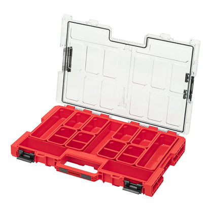 Toolbrothers RHINO XXL Organizer ULTRA Höhe L Boxen stapelbar 531 x 379 x 77 mm 6 l IP66 mit 10 Inlays