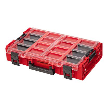 Toolbrothers RHINO XXL Organizer ULTRA Höhe XL Boxen Custom 582 x 387 x 131 mm 13,5 l IP66 mit 8 Inlays und 6 Trennwände