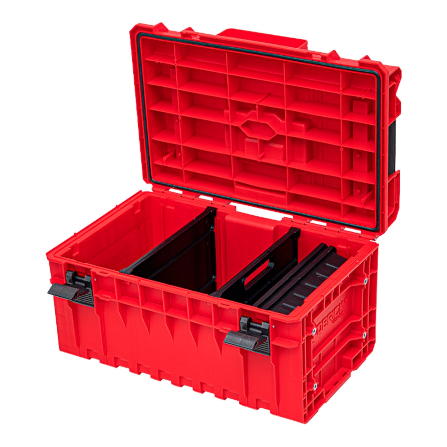 Toolbrothers RHINO XXL Werkzeugkoffer ULTRA Work+ Höhe L Custom modularer Organizer 585 x 385 x 320 mm 38 l stapelbar IP66