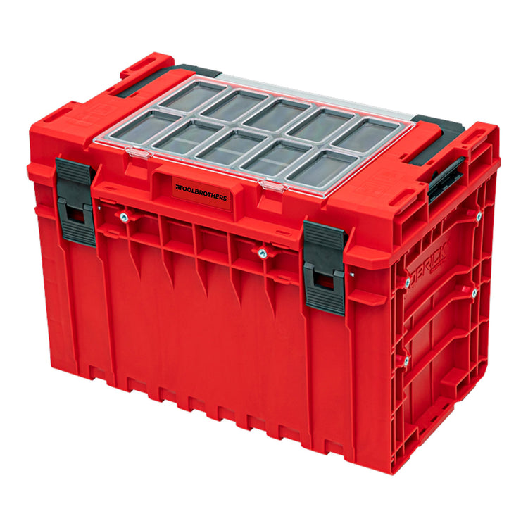 Toolbrothers RHINO XXL Werkzeugkoffer ULTRA Handling+ Höhe XL Custom modularer Organizer 585 x 385 x 420 mm 52 l stapelbar IP66