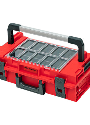 Toolbrothers Maletín de herramientas RHINO XXL ULTRA Handling+ altura M Organizador modular personalizado 585 x 385 x 190 mm 15,4 l apilable IP66