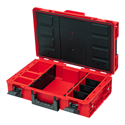 Toolbrothers RHINO XXL Werkzeugkoffer ULTRA Handling+ Höhe M Custom modularer Organizer 585 x 385 x 190 mm 15,4 l stapelbar IP66