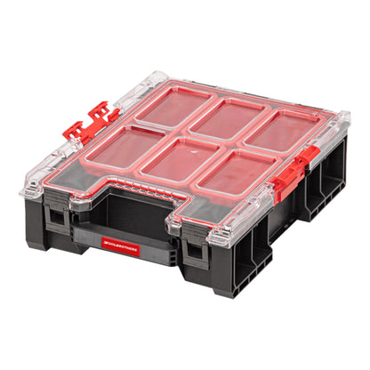 Toolbrothers RHINO XXL Organiseur ECO hauteur M+ boîtes 364 x 264 x 106 mm 4 l IP66 avec 5 compartiments