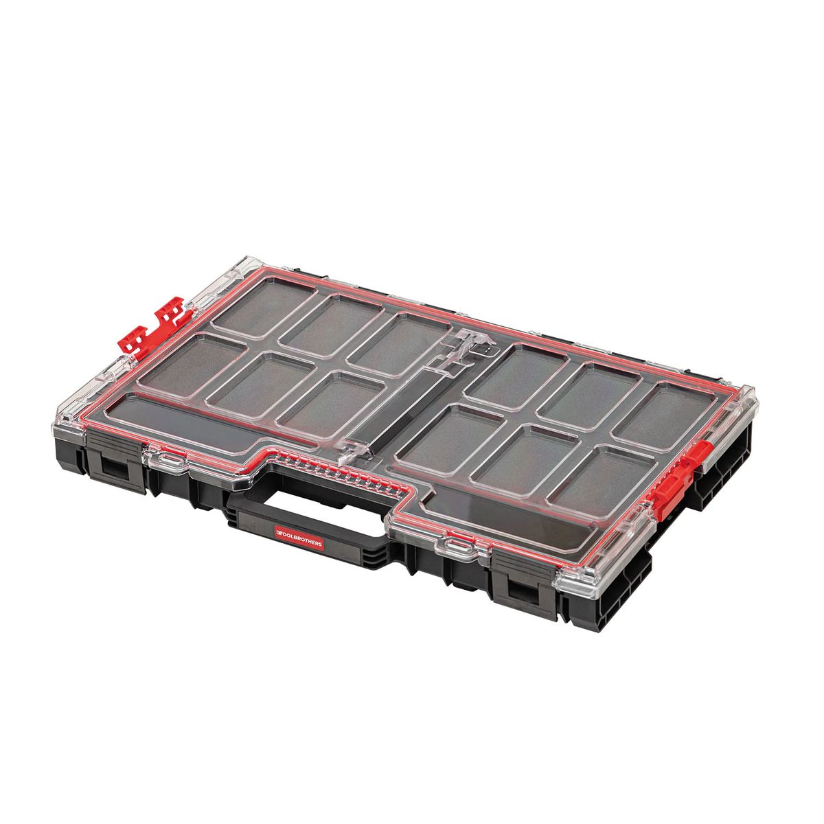 Toolbrothers RHINO XXL Organizer ECO Höhe L Custom Multilayer 531 x 379 x 77 mm 6 l IP66 mit Schaumstoffeinlage