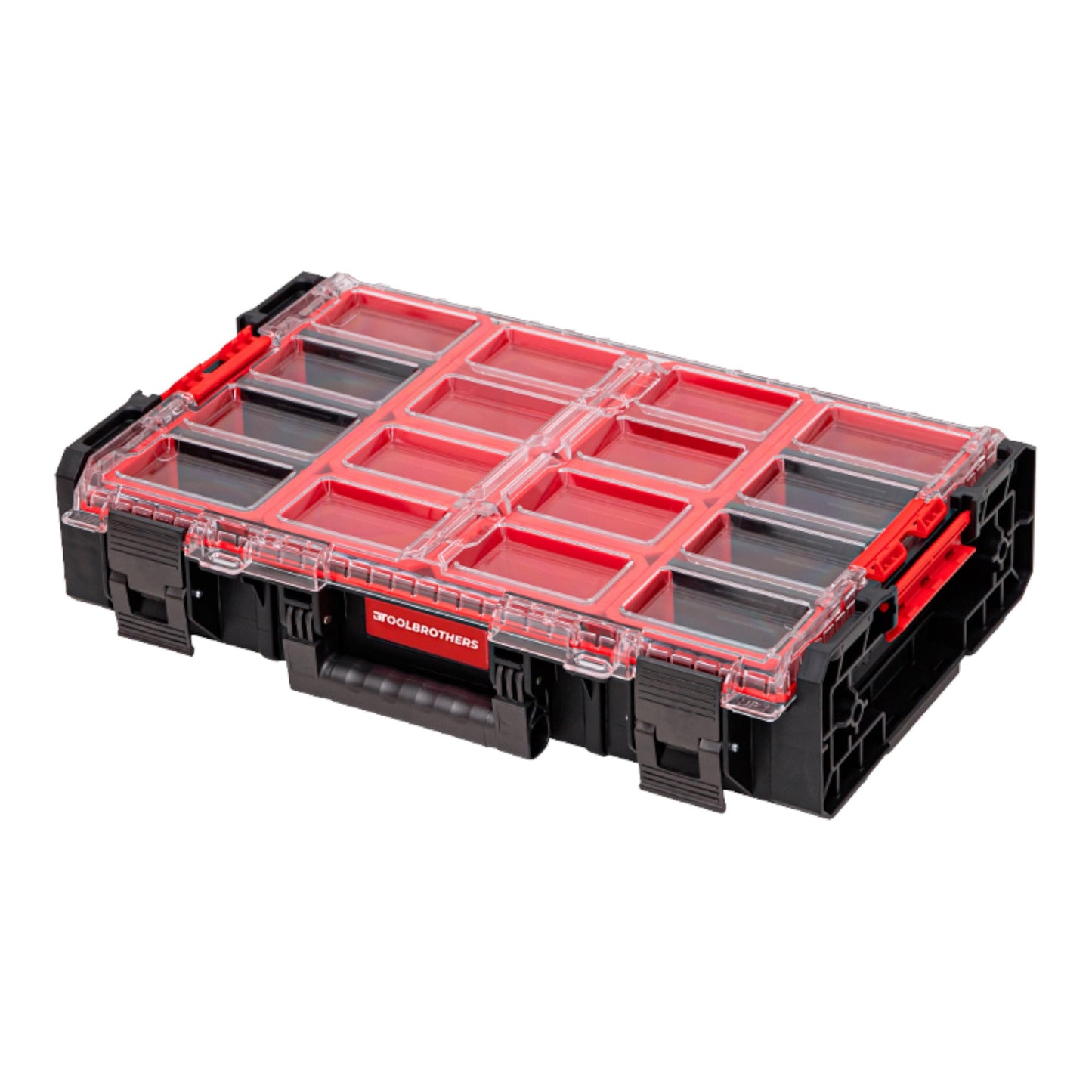 Toolbrothers RHINO XXL Organisateur ECO hauteur XL boîtes 582 x 387 x 131 mm 13,5 l IP66 avec 6 compartiments et 6 séparateurs