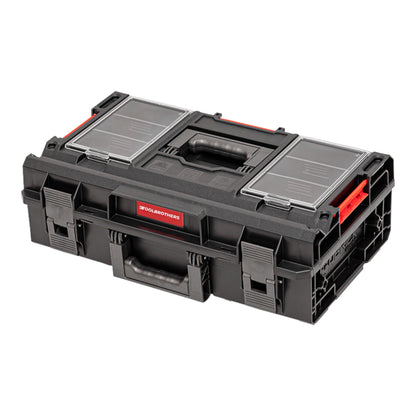 Toolbrothers RHINO XXL Werkzeugkoffer ECO Comfort+ Höhe M modularer Organizer 585 x 385 x 190 mm 15,4 l stapelbar IP66