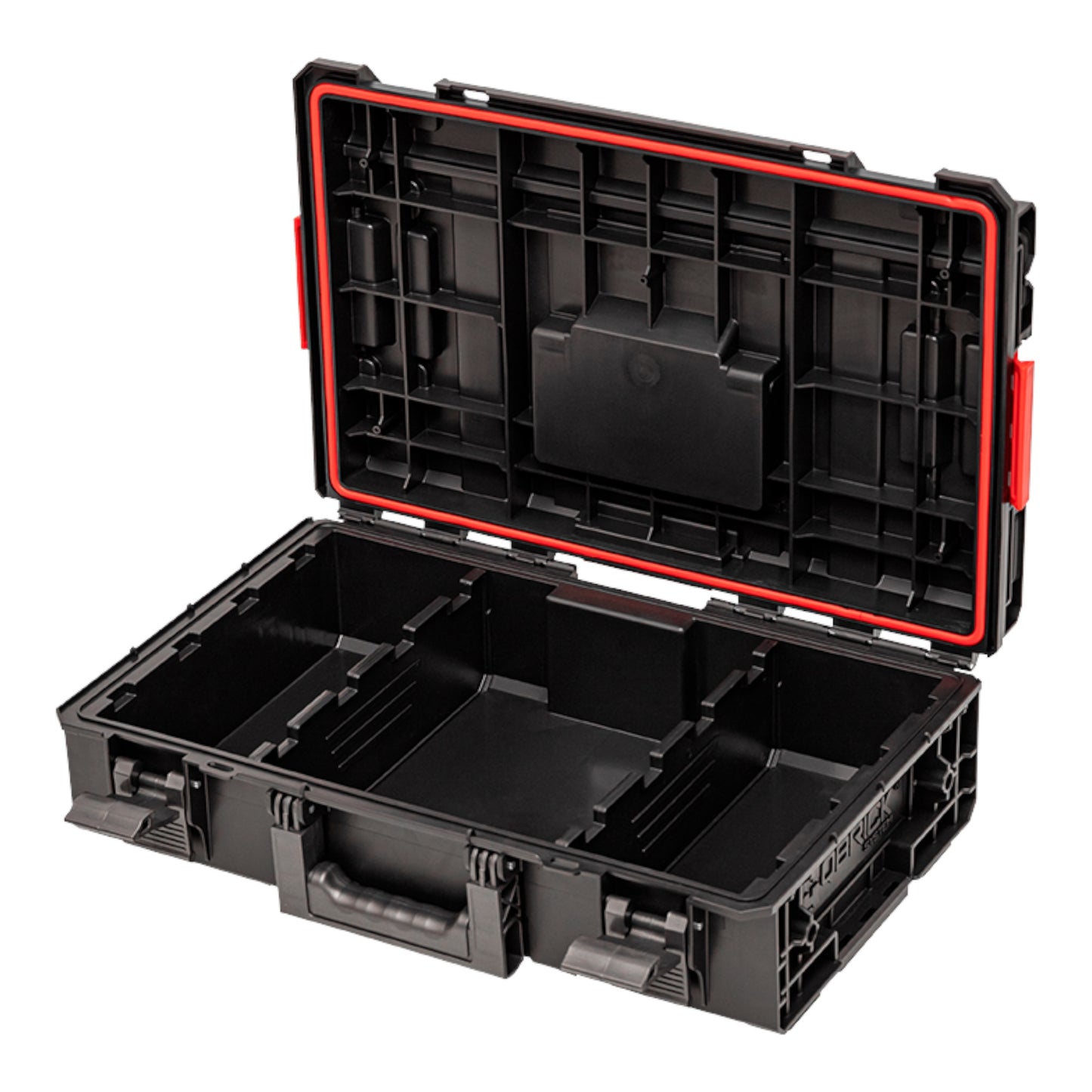 Toolbrothers RHINO XXL Werkzeugkoffer ECO Vario+ Höhe M modularer Organizer 585 x 385 x 171 mm 15,4 l stapelbar IP66