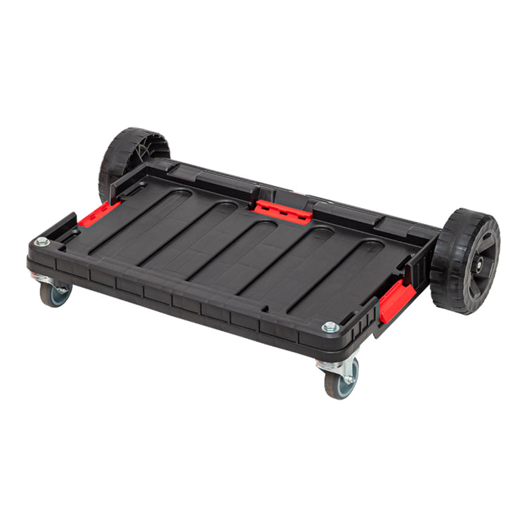 Toolbrothers RHINO XXL rouleau de transport mobile ECO Transport Platform planche à roulettes 745 x 510 x 180 mm avec roues pivotantes en métal et frein