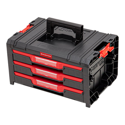 Toolbrothers RHINO L Tiroir 3 ECO Organize+ empilable 450 x 310 x 244 mm 3x 4,5 l IP54 avec trois tiroirs 21 inserts