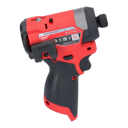 Clé à chocs sans fil Milwaukee M12 FID2-0 12 V 170 Nm 1/4" brushless solo (4933479876) - sans batterie, sans chargeur