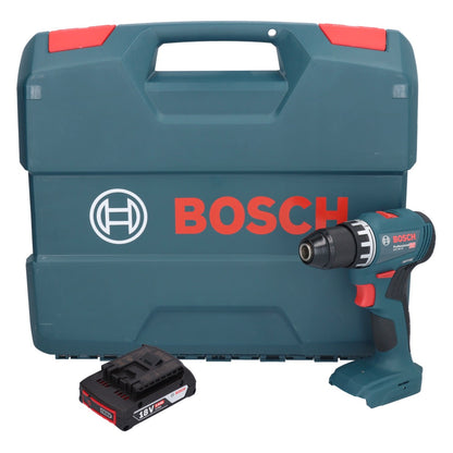 Bosch GSR 18V-45 Professional perceuse-visseuse sans fil 18 V 45 Nm sans balais + 1x batterie 2,0 Ah + mallette en L - sans chargeur