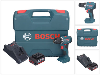 Bosch GSR 18V-45 Professional Akku Bohrschrauber 18 V 45 Nm Brushless + 1x Akku 4,0 Ah + Ladegerät + L-Case