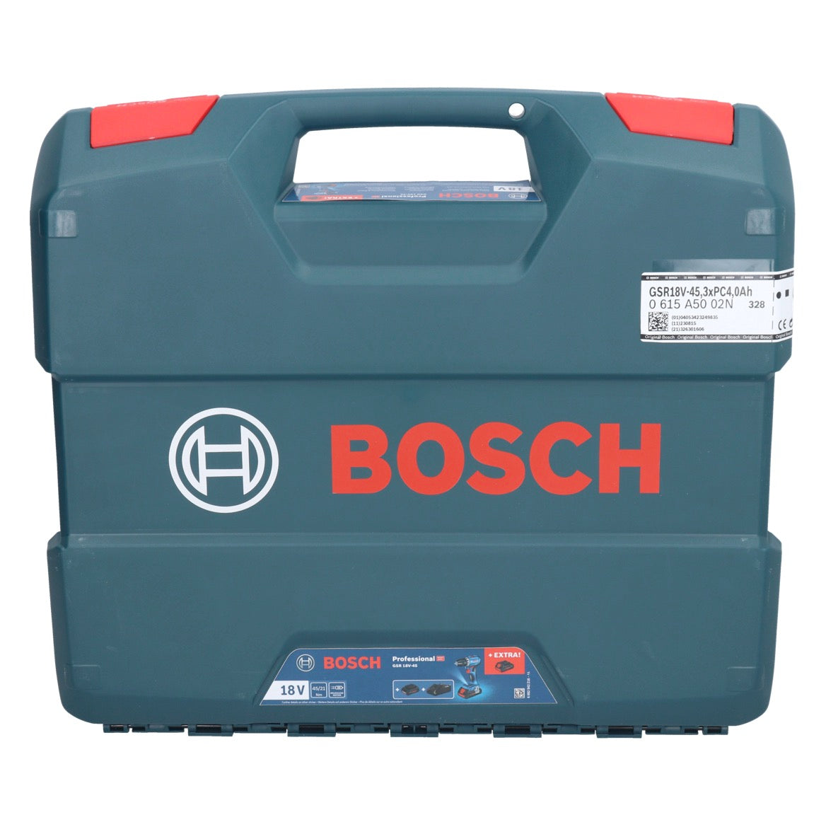 Bosch GSR 18V-45 Professional perceuse-visseuse sans fil 18 V 45 Nm sans balais (0615A5002N) + 3x batterie ProCORE 4,0 Ah + chargeur + mallette en L